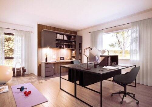 Modernes Homeoffice living - 