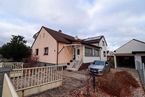 Ansicht - 3 Zimmer Doppelhaushälfte in Waghäusel