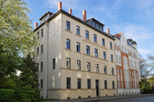 Straßenansicht - Etagenwohnung mit 57,70 m&sup2; in Leipzig zum Kaufen
