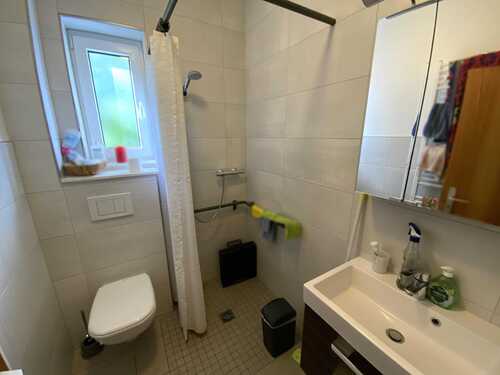 Modernes Tageslichtbadezimmer - 