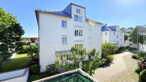 Ausblick vom Balkon - 