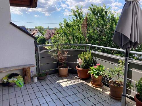 Terasse Blick ins Grüne - 