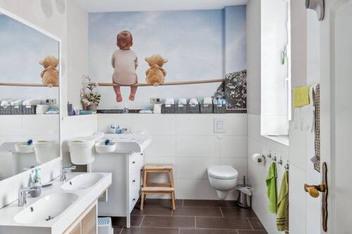 Duschbad im Hochparterre - 