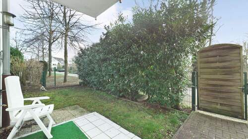 Garten Terrasse - Lichtdurchflutete 3-Zimmer-Gartenwohnung in Mannheim-Niederfeld- Südterrasse & TG-Stellplatz