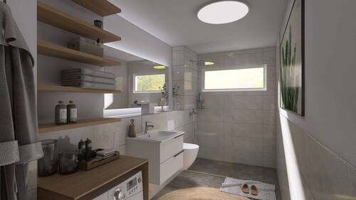 Dusche - Schöne 4-Zimmer Eckwohnung mit guter Belichtung und großem Balkon