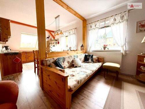 Blick in die Küche - 