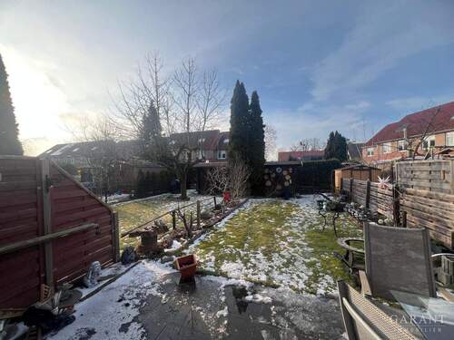 Gartenansicht - Reihenmittelhaus mit 116,00 m&sup2; in Falkensee zum Kaufen