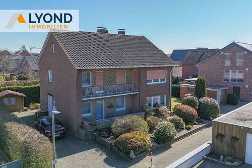 LYD 3642 - 1 Außenansicht - Großzügige Eigentumswohnung in ruhiger aber dennoch zentraler Lage von Borken-Weseke