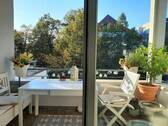 Balkon mit Abendsonne - 