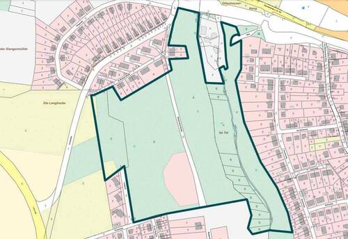 Flurkarte 1 - Weitläufiges Grundstücksareal mit Bauerwartungsland in Saarbrücken-Gersweiler
