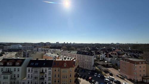 Blick über Rostock - Etagenwohnung mit 42,50 m&sup2; in Rostock zum Kaufen