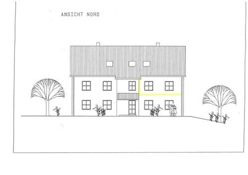 Ansicht Nord - Hauseingang - 