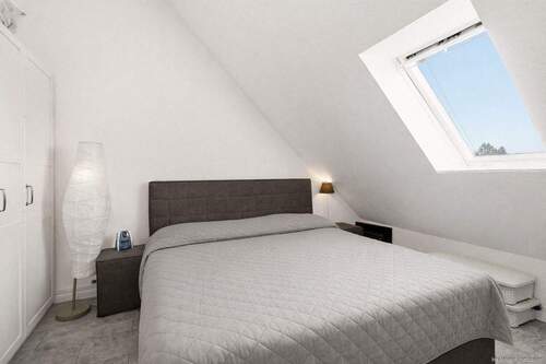 Blick in den ausgebauten Spitzboden - 