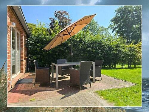 einladende Terrasse im Grünen - 