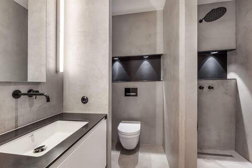 Modernes Gäste-Duschbad - 