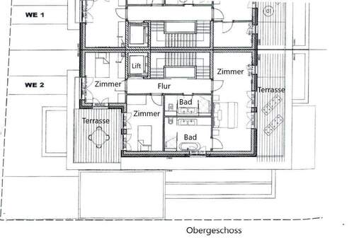 Raumaufteilung - Obergeschoß - 