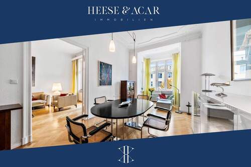 1 - Charlottenburg: Modernisierte, ruhig gelegene Altbau-Wohnung mit 3,5 Zimmern, Balkon & Lift