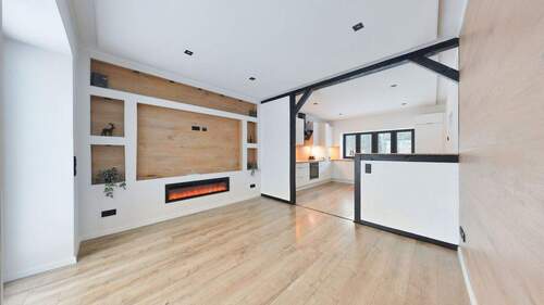 Wohnzimmer - Einfamilienhaus mit 100,00 m&sup2; in Hennstedt zum Kaufen