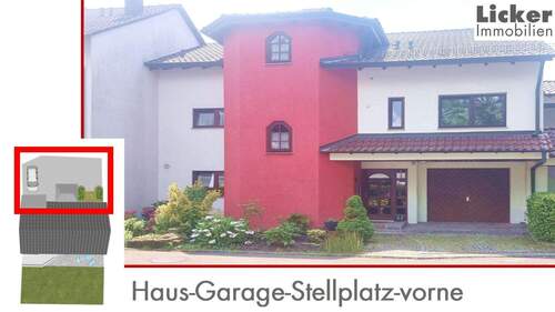 Haus-Garage-Stellplatz vorne - 
