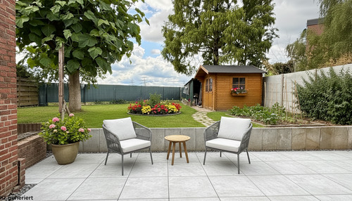 Garten KI-generiert - 