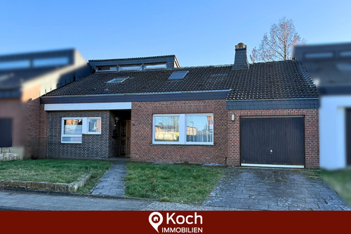 Hausansicht - Charmanter Bungalow in ruhiger Sackgassenlage von Baesweiler-Setterich!