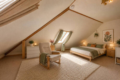 Dachzimmer_gestaged - 