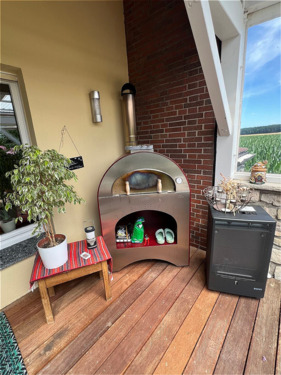 Pizzaofen Terrasse - 4 Zimmer Einfamilienhaus in Lippetal