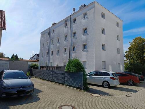 Rückansicht - Etagenwohnung mit 76,10 m&sup2; in Augsburg zum Kaufen