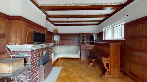 Wohnzimmer mit Kamin - 