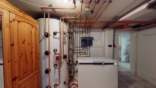 Heizungsraum im Keller - 