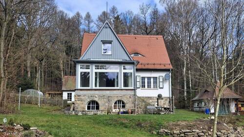 Südansicht - 7 Zimmer Einfamilienhaus zum Kaufen in Bad Gottleuba-Berggießhübel