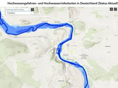 Hochwasserkarte - 