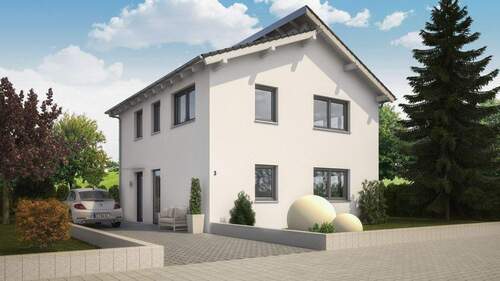 Ansicht - kann Sonderausstatt. enth.jpg - -Aktion- LichtenwaldeNiederwiesa - modernes Einfamilienhaus im idyllischen Lichtenwalde