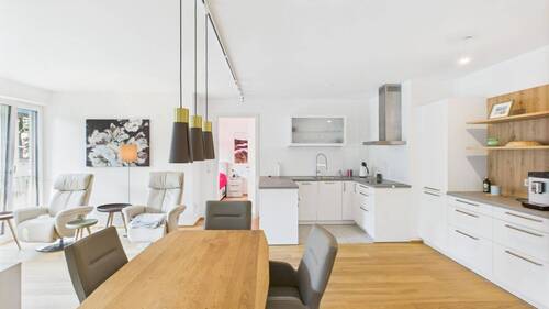 open-plan living area - 