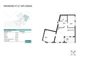 Wohnung H1.2.1 mit Loggia - 