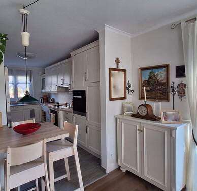 Küche - Blick vom Wohnbereich - 