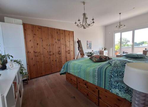 Atelier - Blick aus Bad - 