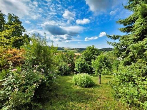 Ausblick nach Süden/Garten - Doppelhaushälfte mit 241,00 m² in Holzgerlingen zum Kaufen