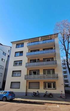 Haus Außenansicht - 2 Zimmer Etagenwohnung zum Kaufen in Mannheim