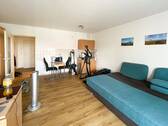 Wohnbereich/Küche - 1 Zimmer Etagenwohnung in Leipzig