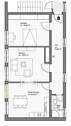 Grundriss 2,5-Zimmer-Wohnung im 2.OG - 