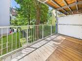 Balkon und Gartenanteil - 3 Zimmer Etagenwohnung in Augsburg