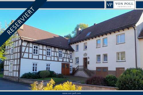 Bild 1 - Einfamilienhaus mit angrenzender Werkstatt und Scheune in Hessisch Lichtenau OT