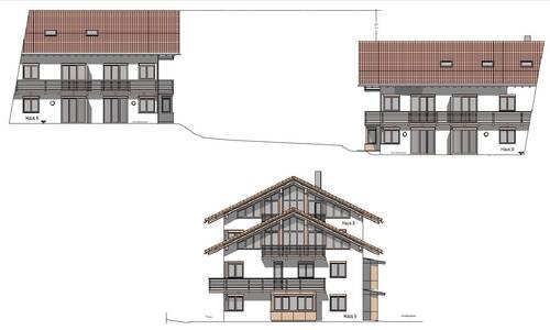 Höhenunterschied Haus 8 und 9 - 