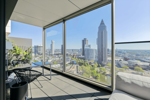 Loggia View - 3 Zimmer Etagenwohnung in Frankfurt am Main