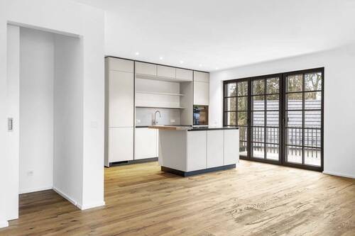 Wohnzimmer - ROGERS: Erstbezug - Exklusive Eckwohnung mit edler Ausstattung