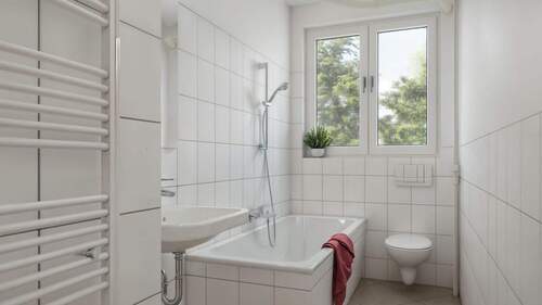 Badezimmer - visualisiert - 2 Zimmer Etagenwohnung in Berlin