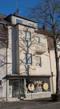 Straßenansicht Hausfront - Provisionsfrei für Ersteher - Wohn- und Geschäftshaus mit Nebengebäude in Hamm - Zwangsversteigerung!