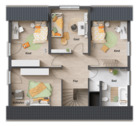 Grundriss-Einfamilienhaus-Lichthaus-152-Dachgeschoss-mit-Spitzboden-Dachboden - 