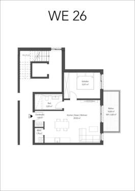 Bild 3 - 2 Zimmer Etagenwohnung in Aschaffenburg